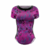 T-shirt slash night flower