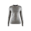 Fuseknit Comfort RN LS dk grey melange