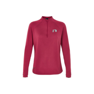 newline black warm zip shirt