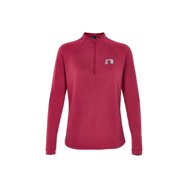 newline black warm zip shirt