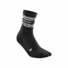 Animal mid cut socks black/white