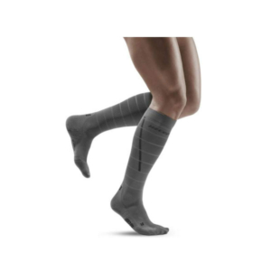 reflective compres socks grey