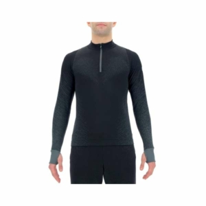 uyn exceleration shirt long sl.zip up fronte
