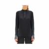 exceleraton shirt long sl.zip up W black