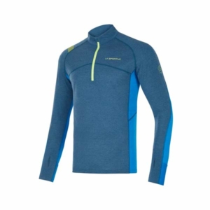 swift long sleeve storm blue/electric blue
