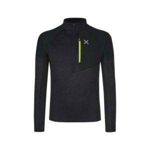 thermal grid 2 anorak nero/giallo fluo