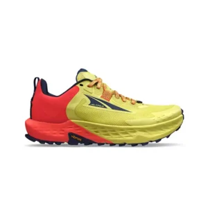 Scarpa Altra Timp 5 W neon coral: perfetta per il trail running, leggera e resistente. Ideale per le avventure all'aperto.