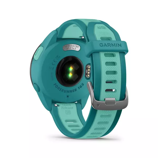 garmin Forerunner 165 music turchese 010-02863-32 sensore