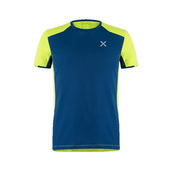 Montura Angel fire t-shirt deep blue verde lime MTGN60X 8747