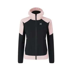 Montura Wind revolution hoody jacket W nero light rose MJAW06W 9001