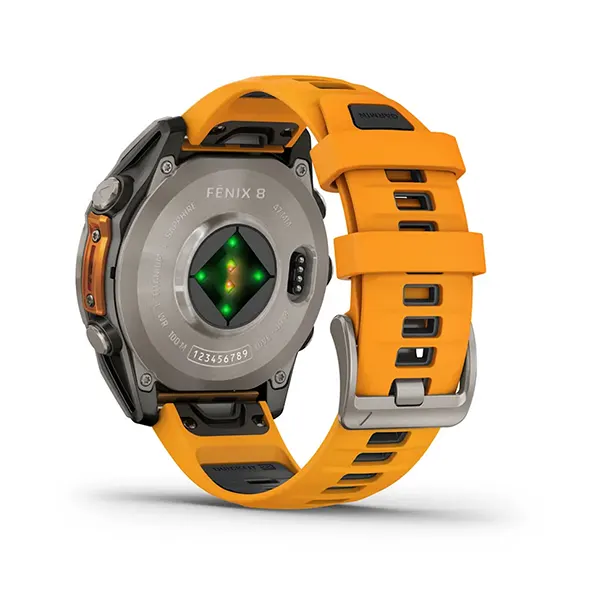 Garmin Fenix 8 amoled 47mm Spark Orange retro