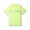 brooks Atmosphere short sleeve 2 lime elevate 211455730
