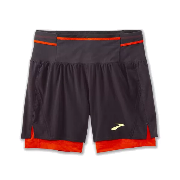 brooks High Point 5 2in1 short phantom grey 211495045