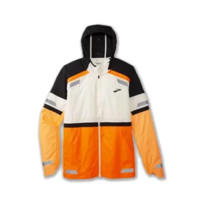 brooks Run Visible jacket 2.0 ecru fluoro flash 211519167