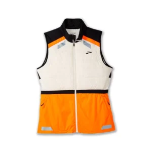 brooks Run visible insulated vest 2.0 W ecru fl 221688167