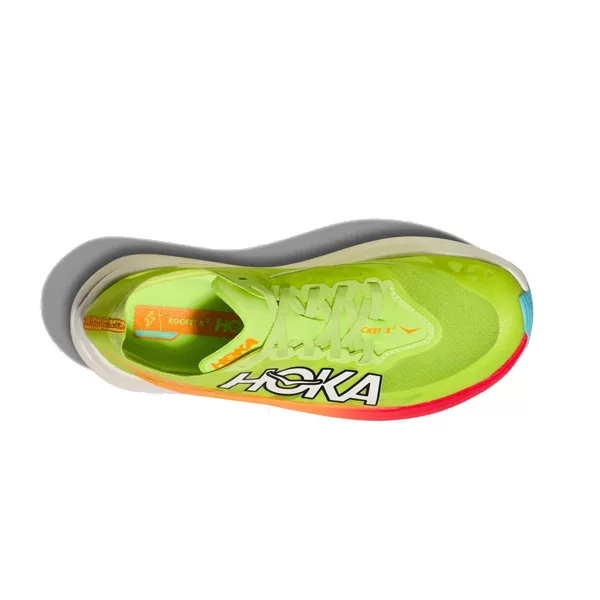hoka Rocket X2 lettuce solar flare 1127927 LCS alta