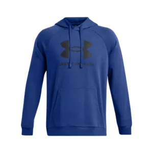 under armour Rival fleece logo HD tech blue M 1379758-0432