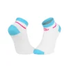 Light run courte blanc/turquoise