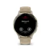 garmin venu 3s French Gray & Soft Gold con cint 010-02785-55 frontale