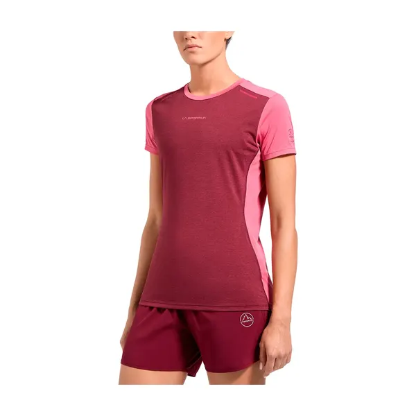 la sportiva Tracer t-shirt W redwood rosebay Q53325413 frontale