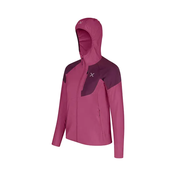 montura Spitze hooded maglia W baton rouge vinac MMAP57W.59514 fianco