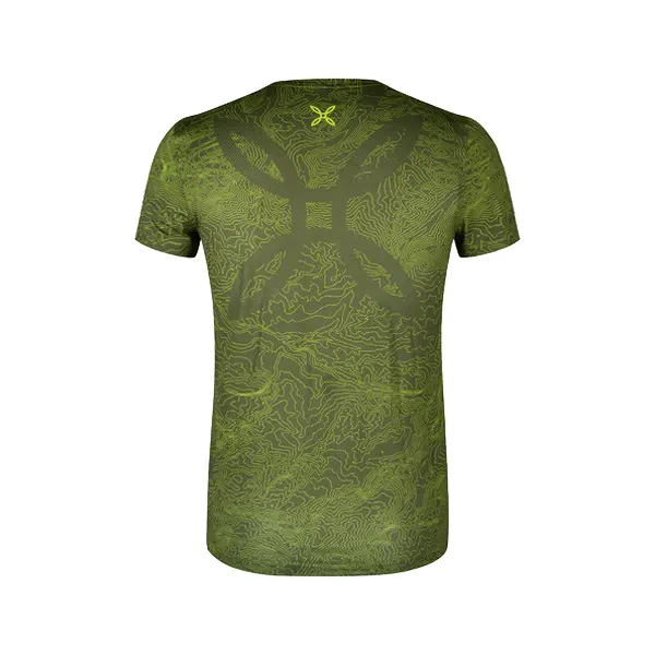 montura Topographic sublime t-shirt verde salvia MTGR93X.4947 retro