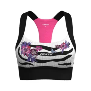 Bra lightning W black zebra
