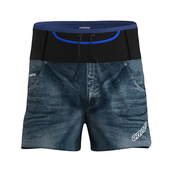 crazy Short air print light jeans S25015211U-00X015