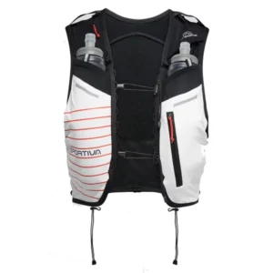 Trail vest 5L White/Cherry Tomato