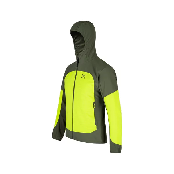 montura Seed hooded jacket verde salvia sunny li MJAW23X.49202 fianco