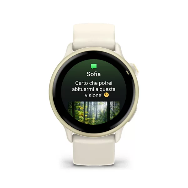 garmin Vivovactive 6 bone lunar gold 010-02985-01 frontale