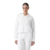 Giacca cappuccio HJ stretch cropped white