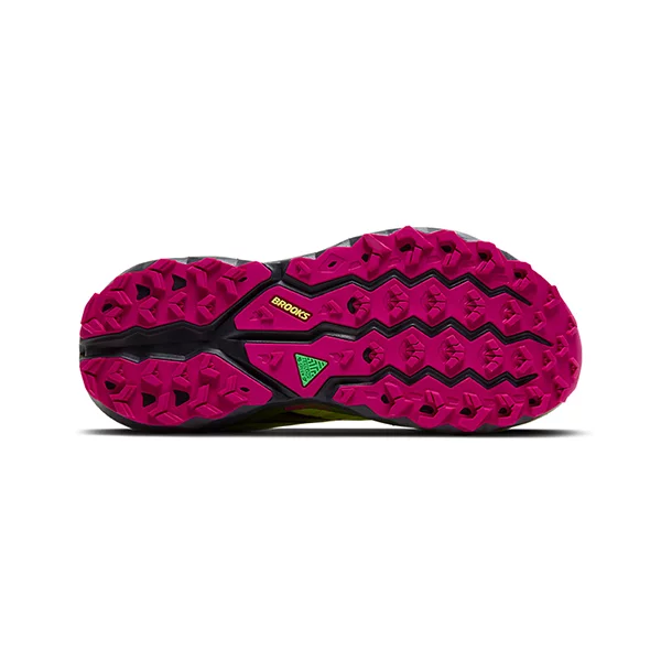 brooks Cascadia 19 W sunny lime black magenta 1204461B711 suola