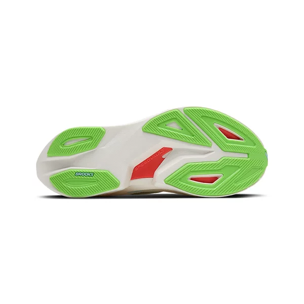brooks Hyperion Max 3 W coconut green gecko pin 1204551B182 suola