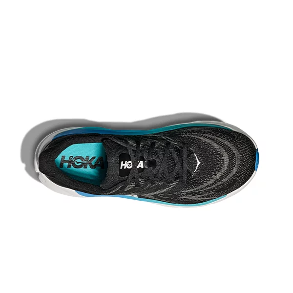 hoka Arahi 8 black skyward blue 1168690 BKS alta