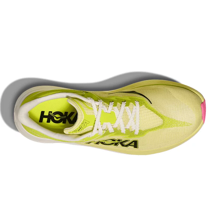 hoka Rocket X3 sunlight neon hoka citrus 1168724 SNLG interno alta