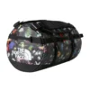 Base camp duffel S black all flowers