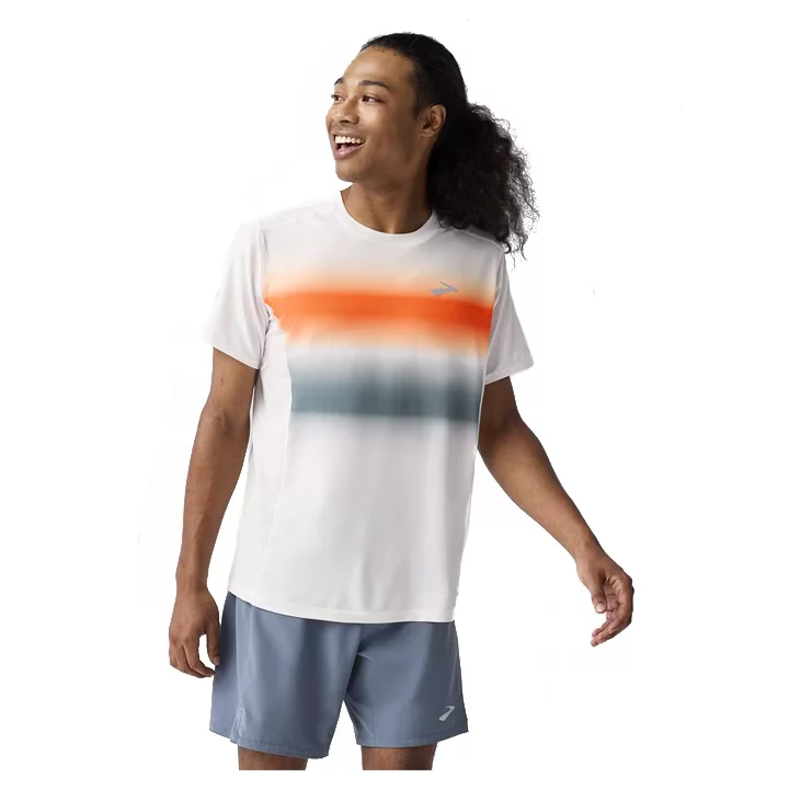 brooks Atmosphere short sleeve 3.0 white shadow 211538193