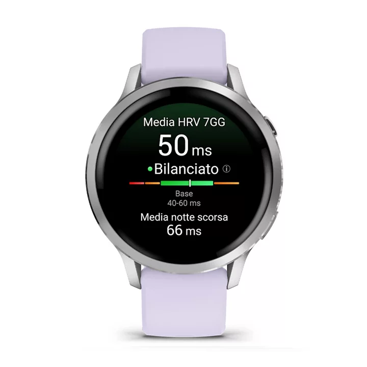 garmin Venu 4 41mm silver rose 010-03013-01 frontale