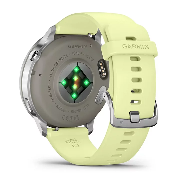 garmin Venu 4 45mm silver citron 010-03014-02 sensore