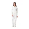 Cappuccio ciniglia full zip W off white