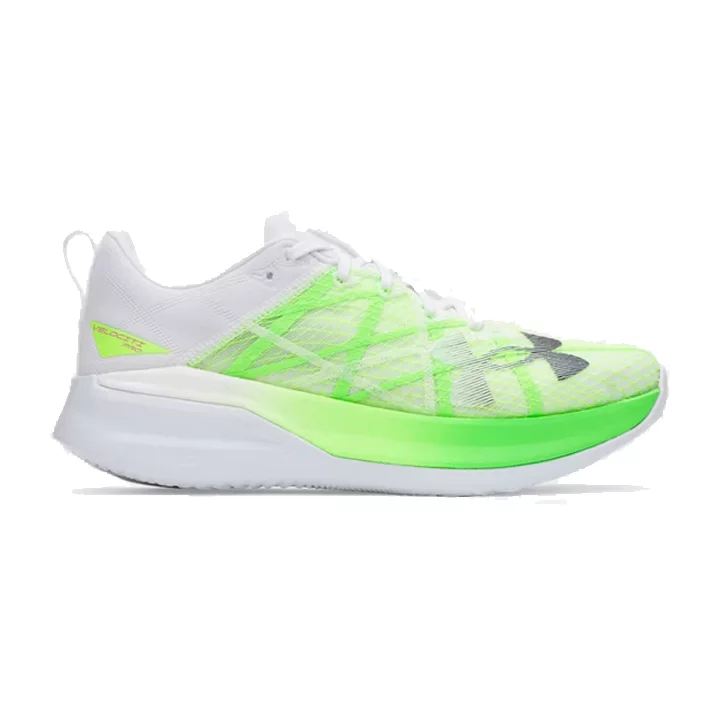 under armour Velociti Pro white hyper green metallic 3027560-0106