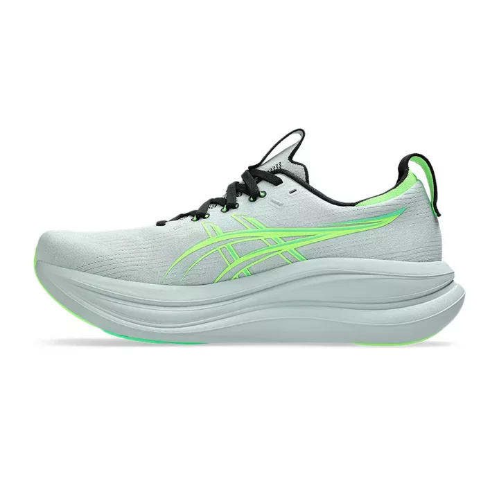 asics Nimbus 28 cold moss illuminate green 1011C127 400 interno