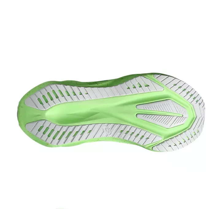 asics Novablast 5 vital green black 1011C224 300 suola