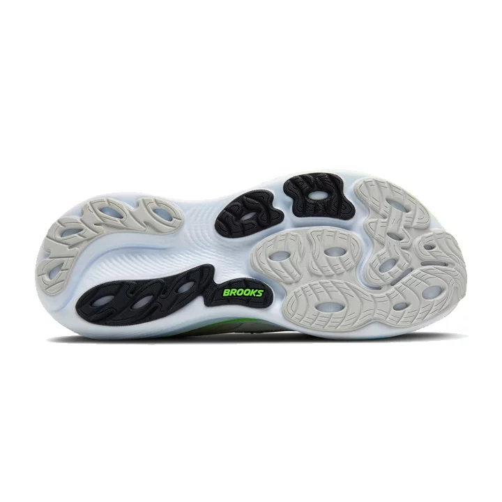 brooks Adrenaline GTS 25 oyster green gecko blu 1104541D033 suola
