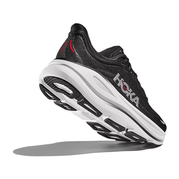 hoka Bondi 9 black vermillion 1162011 BKVR suola