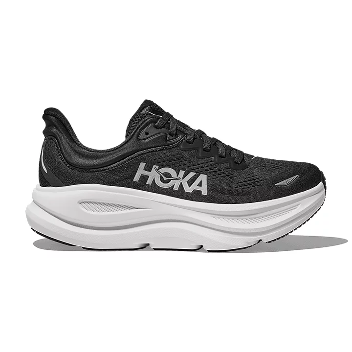 hoka Bondi 9 black white 1162011 BWHT