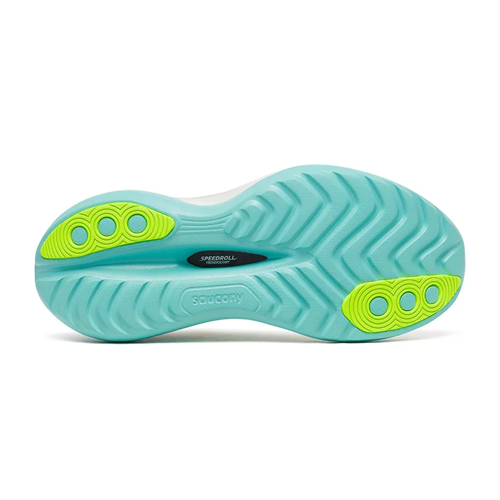 saucony Endorphin Trainer W white aqua S10996-120 suola