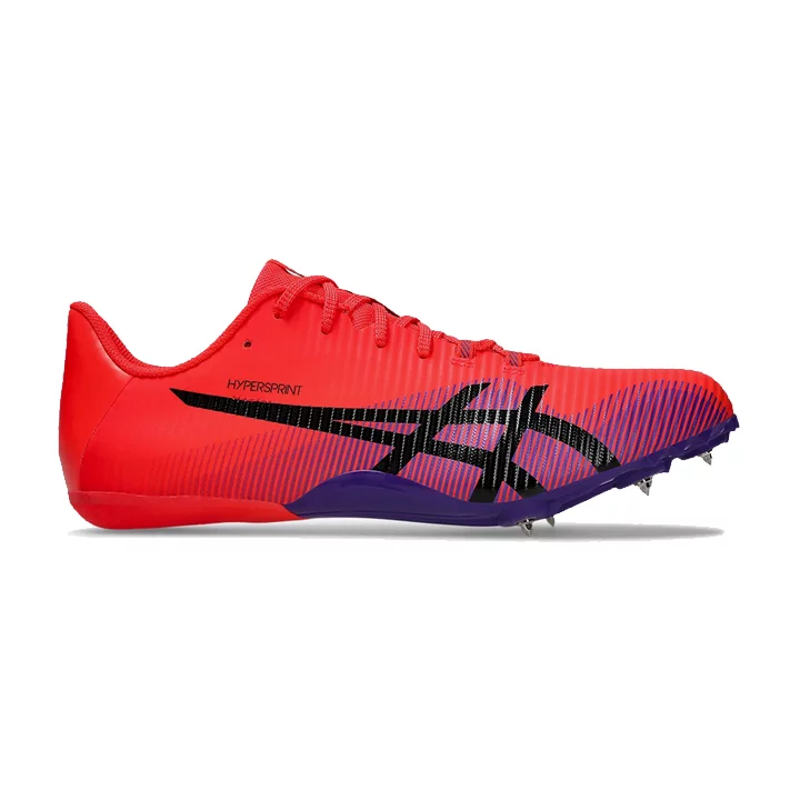 asics Hypersprint 8 flash red black 1093A197 600 asics Hypersprint 8 flash red black 1093A197 600