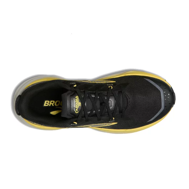 brooks Cascadia 19 black yellow chateau 1104571D017 alta brooks Cascadia 19 black yellow chateau 1104571D017 alta